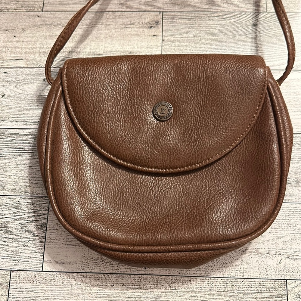 Rolfs Brown Crossbody with Snap Closure